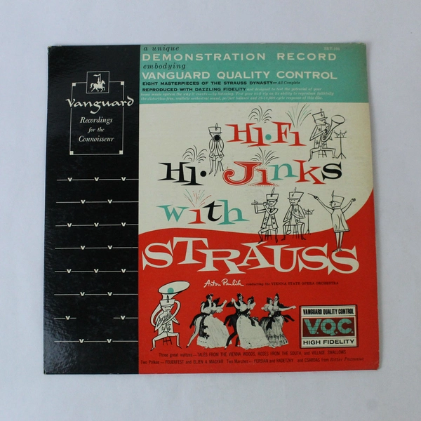 Anton Paulik Hi Fi Hi-Jinks With Strauss Vanguard Vinyl Record 12 in 33 RPM