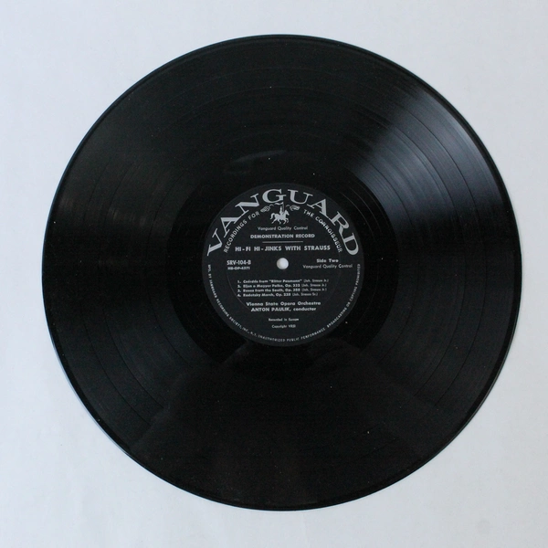 Anton Paulik Hi Fi Hi-Jinks With Strauss Vanguard Vinyl Record 12 in 33 RPM