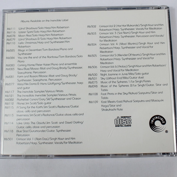 Kim Robertson Wind Shadows Celtic Harp CD 1987 Invincible Music INV111