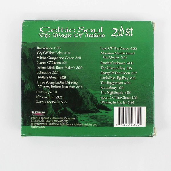 Celtic Soul The Magic of Ireland 2 CD Set 2002 Platinum Disc