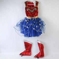 Rubies Girls Size Small DC Wonder Woman Costume Dress Up Halloween