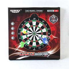 Street Walk Two Sided Target Magnectic Darts Master Indoor and Outdoor Dart Set