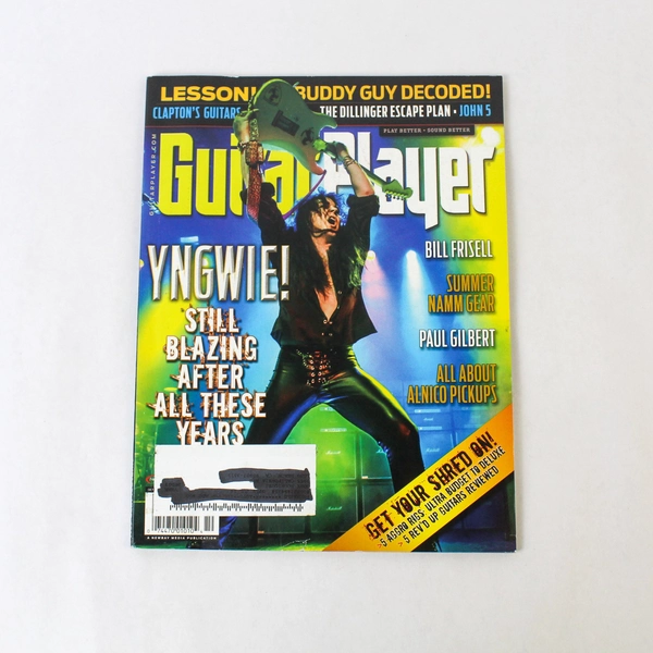Guitar Player Magazine October 2013 Yngwie Malmsteen Paul Gilbert 