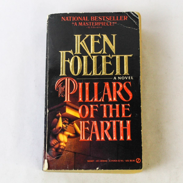 The Pillars of the Earth by Ken Follett 1990 New American Library Paperback