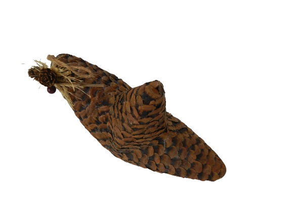 Genuine Pine Cone Star Christmas Tree Ornament Pinecone Berries
