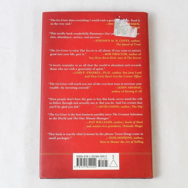 The Go-Giver By Bob Burg and John David Mann 2007 Hardcover