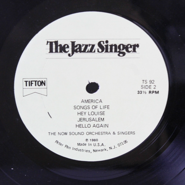 The Now Sound Orchestra The Jazz Singer 1980 LP Record TS-92