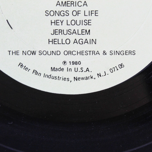 The Now Sound Orchestra The Jazz Singer 1980 LP Record TS-92