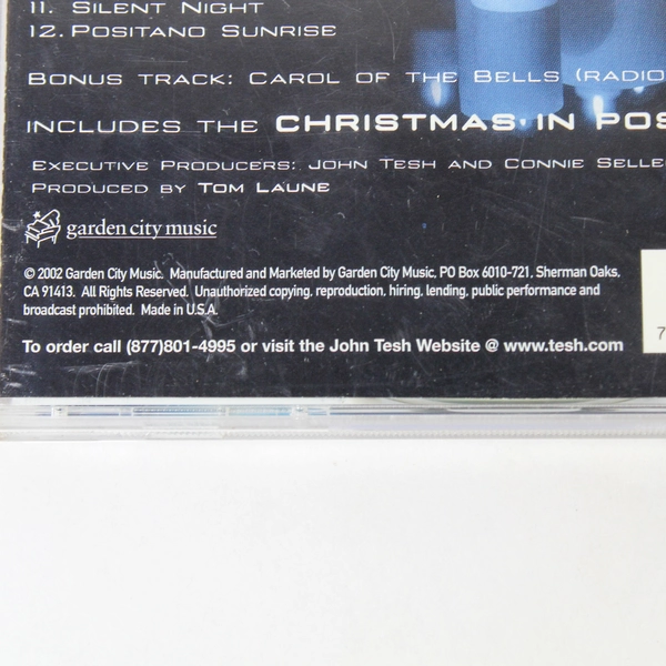 Christmas Worship by John Tesh 2002 CD with Christmas in Positano DVD