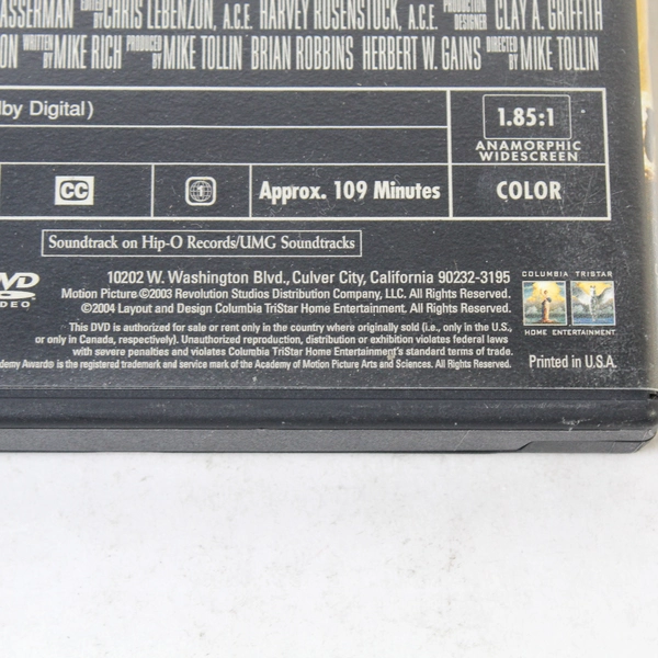 Mike Tollin's Radio Movie DVD 2004 Ed Harris Cuba Gooding Jr