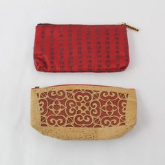 Lot of 2 Makeup Perfume Cosmetic Accessory Pouches