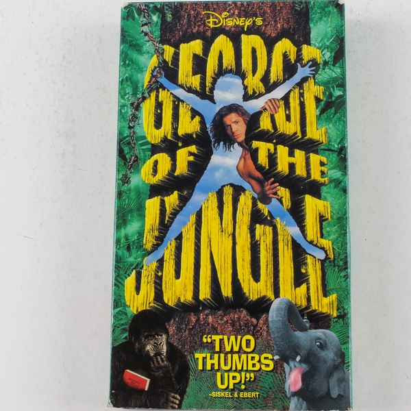 George of the Jungle VHS 1997 Brendan Fraser Walt Disney
