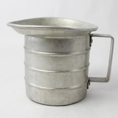 Vintage Mirro The Finest Aluminum 1 Quart Household Ribbed Aluminum Pitcher 