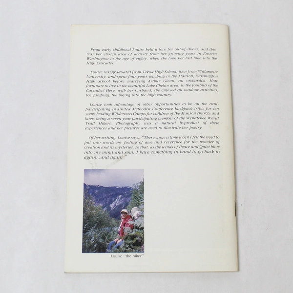 Inspiration from Mountains & Valleys Poetry & Pictures by Louise Glenn Booklet