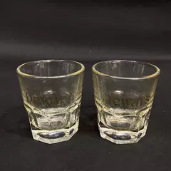 Set of 2 Dewar's Whiskey Glasses By Libbey Glass Logo