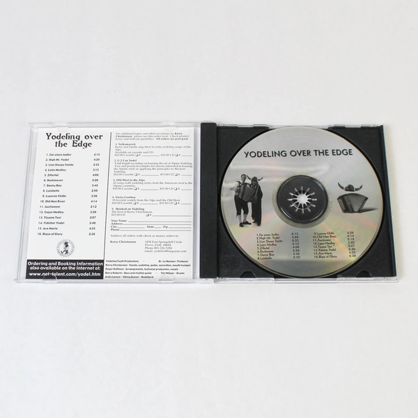 Yodeling Over The Edge Kerry Christensen Music Autographed CD 2008