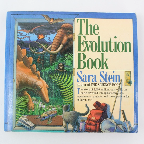 Vintage The Evolution Book By Sara Stein Paperback 1986 Workman Publishing