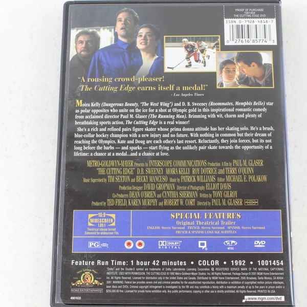Cutting Edge DVD 1992 D.B. Sweeny Moira Kelly