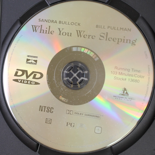 While You Were Sleeping DVD 1995 Sandra Bullock Bill Pullman