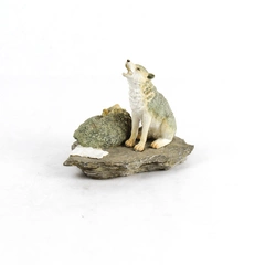 Vintage 1995 Westland Gray Wolf Pack Moonlight Serenade Figurine 1E 01377