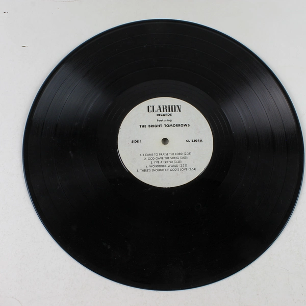 The Bright Tomorrows A Wonderful World C-2104 Clarion Records Vinyl