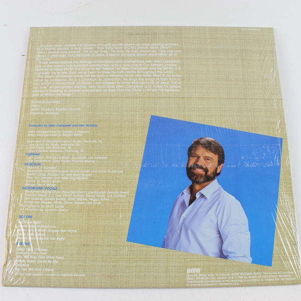 Glen Campbell No More Night 1985 LP EX Word Records Vinyl SPCN-7-01-895410-X