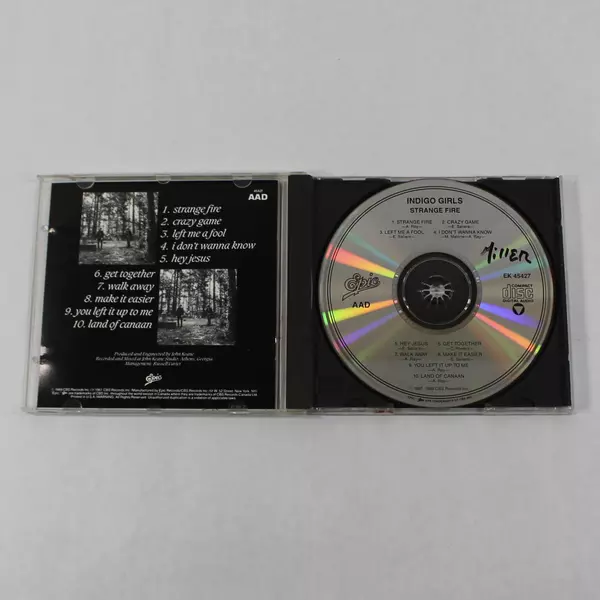Indigo Girls Strange Fire CD 1989 CBS EK 45427 Good Pre-Owned Condition