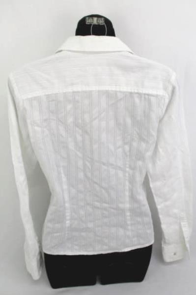 Lot Of 2 Women's Tops ~Black Basic H&M Cardigan The Limited White Button Up Sz S