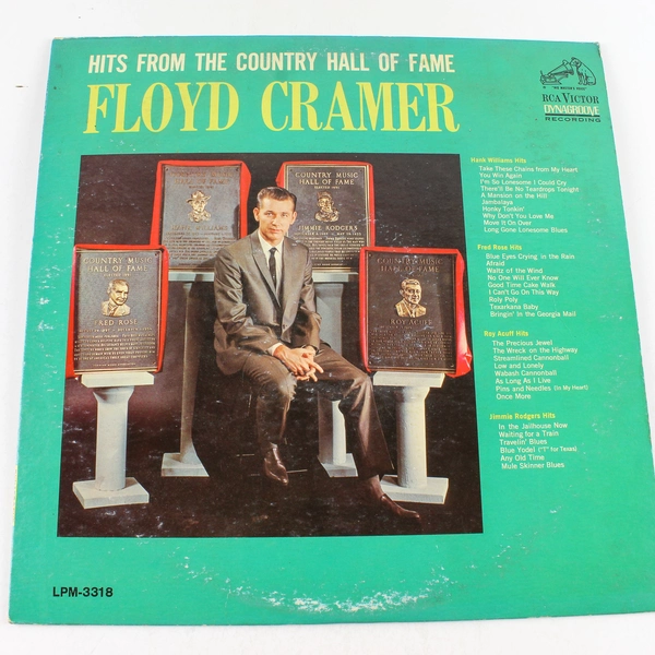 Floyd Cramer Country Hall of Fame 1965 Record Vinyl RCA LPM-3318