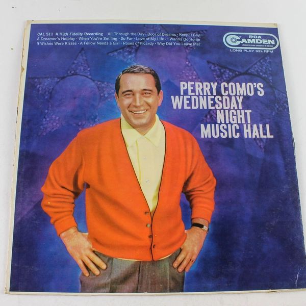 Perry Como Wednesday Night Music Hall Vintage 1959 RCA Camden CAL-511