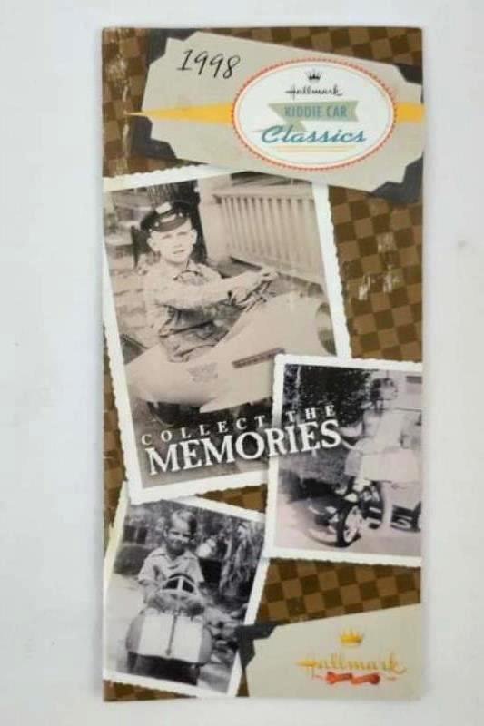 Vintage 1998 Hallmark Kiddie Car Classic Collect The Memories Booklet Guide