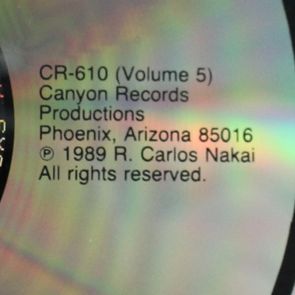 Canyon Trilogy R. Carlos Nakai Native American Flute Music 1989