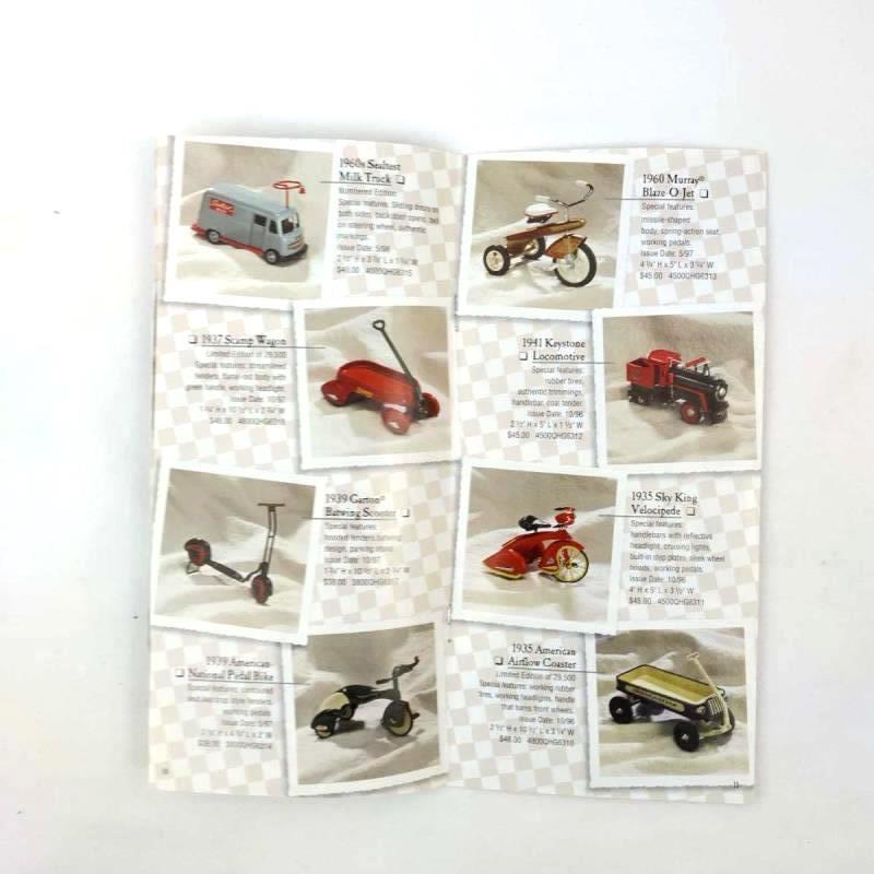 Vintage 1998 Hallmark Kiddie Car Classic Collect The Memories Booklet Guide