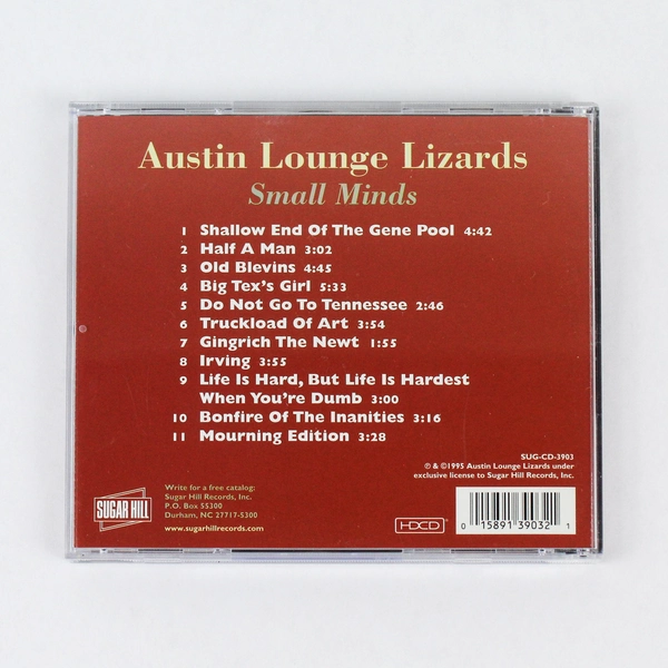 Small Minds by Austin Lounge Lizards 1995 CD Sugar Hill Records