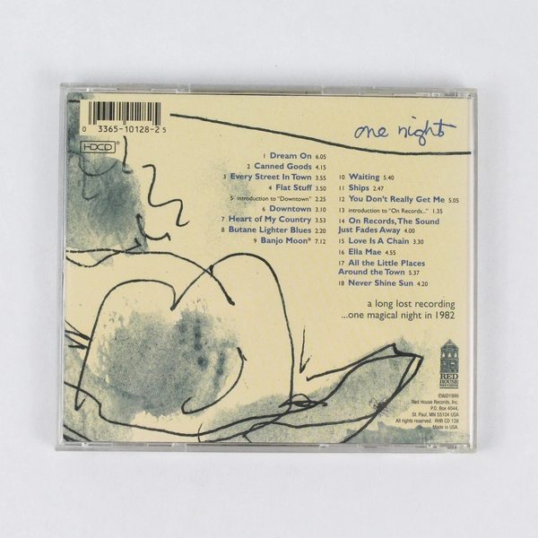 One Night by Greg Brown 1999 Album CD Red House Records