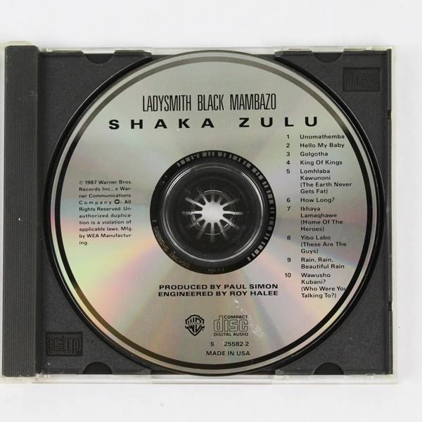 Shaka Zulu Album by Ladysmith Black Mambazo 1987 CD Warner Bros. Records