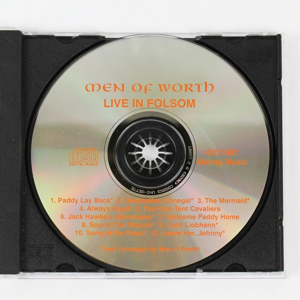 Men Of Worth Live In Folsom 1997 CD Mahog Music