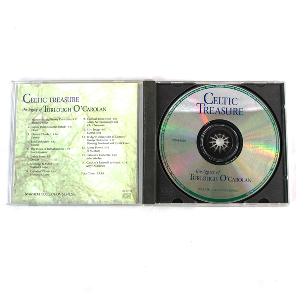 Celtic Treasure The Legacy of Turlough O'Carolan 1996 CD Narada Media