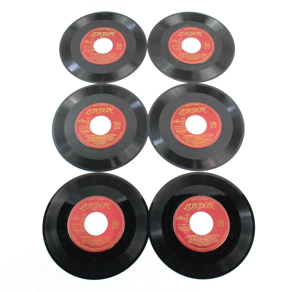 VTG London Records Gilbert And Sullivan The Mikado Vol. 1 1950 Six 7" Records