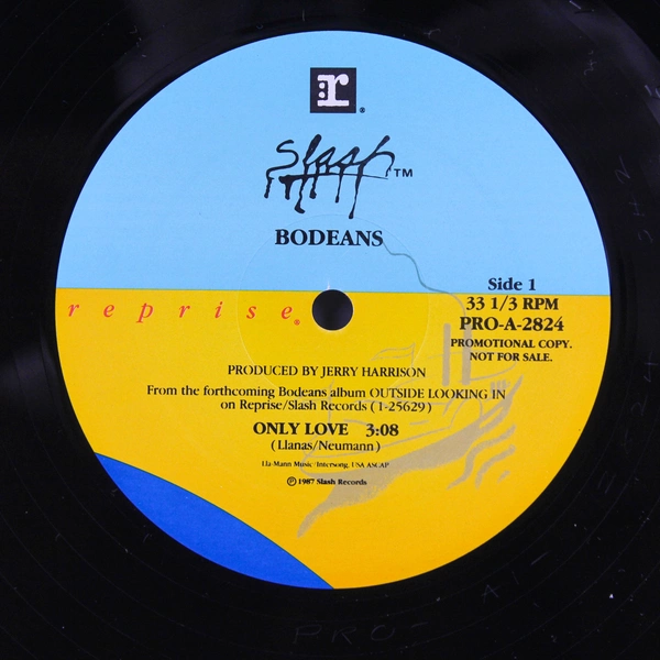 Vintage Only Love by BoDeans 1987 Reprise Promotional Copy PRO-A-2824