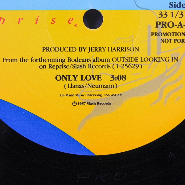 Vintage Only Love by BoDeans 1987 Reprise Promotional Copy PRO-A-2824