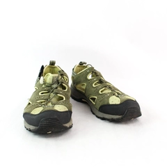 Land's End Green Mesh Suede 191511 Hiking Sandal Women's Size 10B