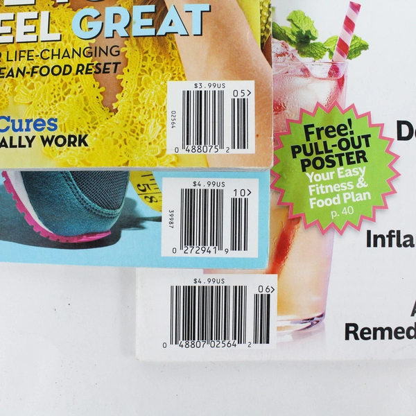 Lot of 3 Prevention Magazine May 2015 June 2017 and October 2019 Issues