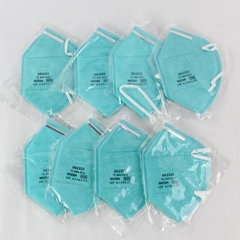 Lot of 8 Sealed BYD Green Medical N95 Medical Safety Masks DE2322 NIOSH Approved