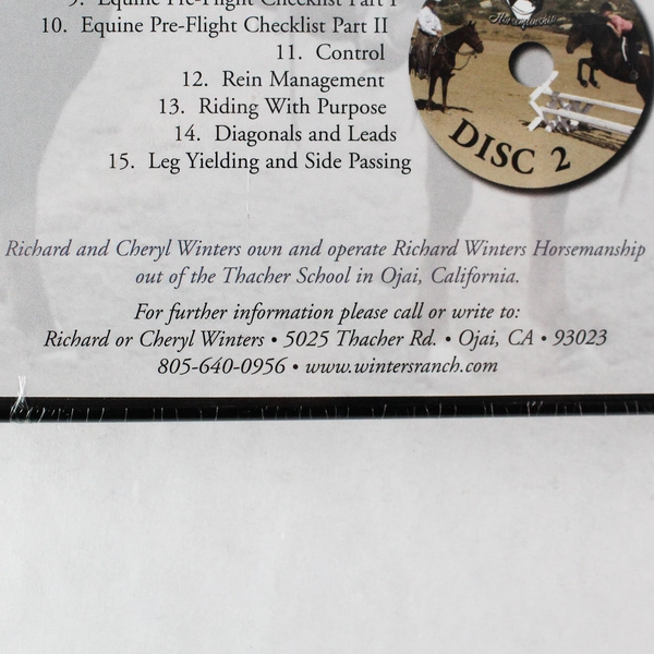 Richard Winters Horsemanship Making The Equine Connection DVD 2 Disc Sealed
