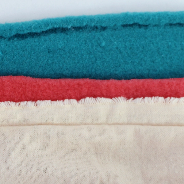 3 Piece Lot of Teal and Pink Fabric Scraps for DIY Fabric Cutters