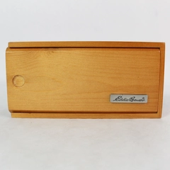 Eddie Bauer Wooden Watch Box Stash Trinket Container 6.5"