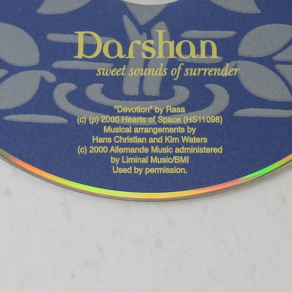 Rasa Devotion Music CD 2000 Hearts of Space Good Pre-Owned Condition