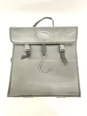 Karen Foster Fold N Go Multi Purpose Tote Black Hanging Hook Pockets Handle