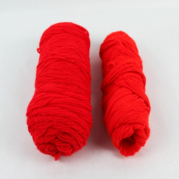 Lot of 5 Partial Yarn Skeins in Assorted Shades of Orange 25 Oz.